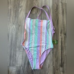 NWT Body Glove Women's Vista Electra Square Neck One Piece Swimsuit Size Medium